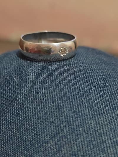 diamond natural ring chandi ki Hai