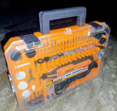 "Ingco Rotary Tool Kit with Accessories - Full Set"