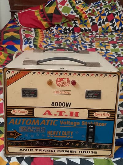 8000 Watt stablizer - Slightly used, Working perfect