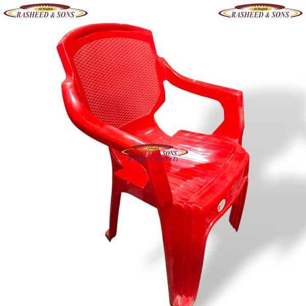 High Back Plastic Chair – 100% Plastic, Durable, Weather-Resistant Seat for Home, Garden, Office & Outdoor Use