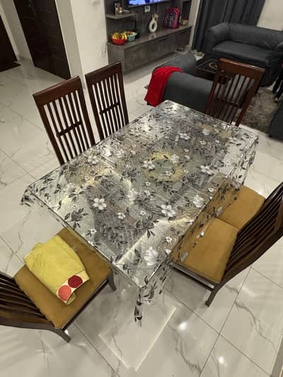 Dining tabal 6 chair