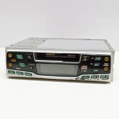 1980s Sanyo FT-391 Car Cassette Stereo with AM/FM Radio | Malaysia