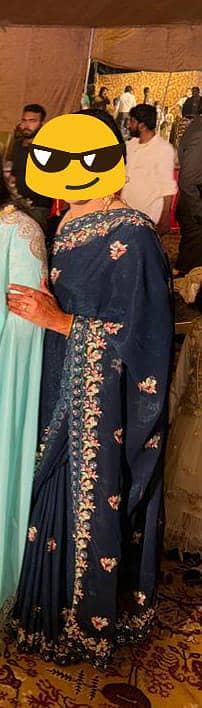 Stunning Zinc Party Wear  Floral Embroidery Border Heavy Work