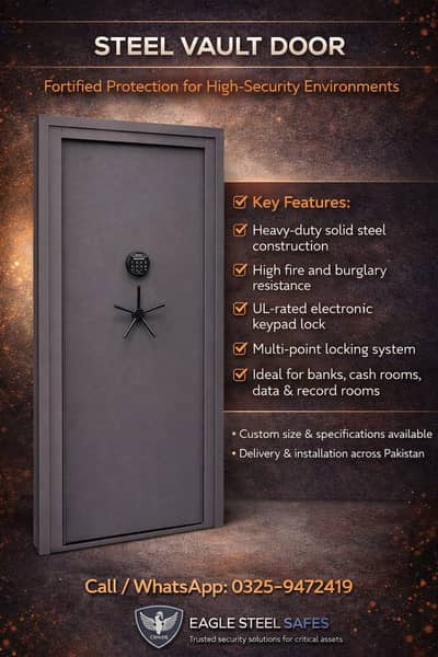 STRONG ROOM VAULT STEEL DOORS FIRE EXIT DOOR FIRE RATED DOOR