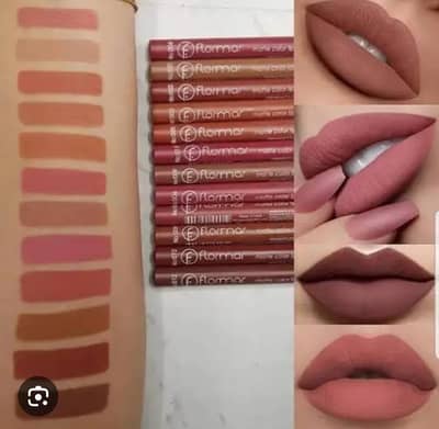 Flormar lip liners and Lipstick matt finishing creamy pencil
