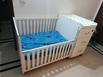 Wooden Baby Cot