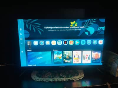 Samsung fully android  4K q led 32 inches