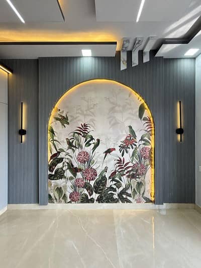 Partition installation/Decorative partitions/Office space divider