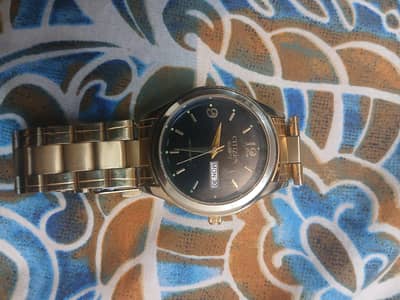 Citizen Day-Date Quartz Watch – Gold Color – Original no call plz