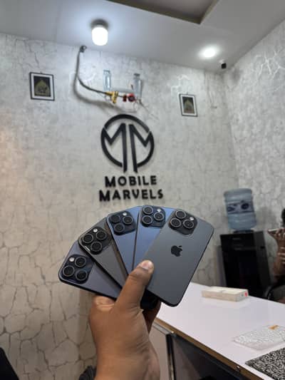 Iphone 15pro || PTA Approved || 100% healths || Brand New Devices ||