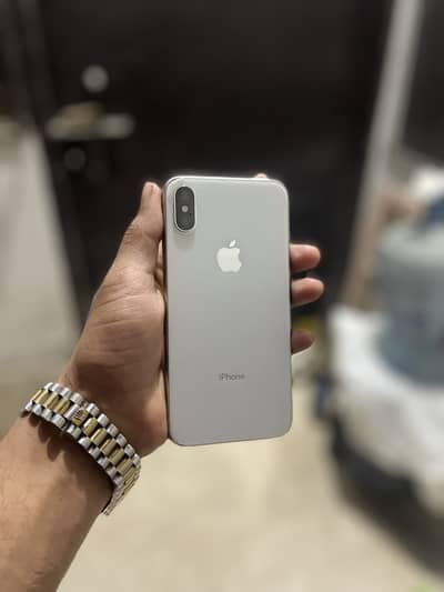 I phone X | pta approved | 64gb | white colour