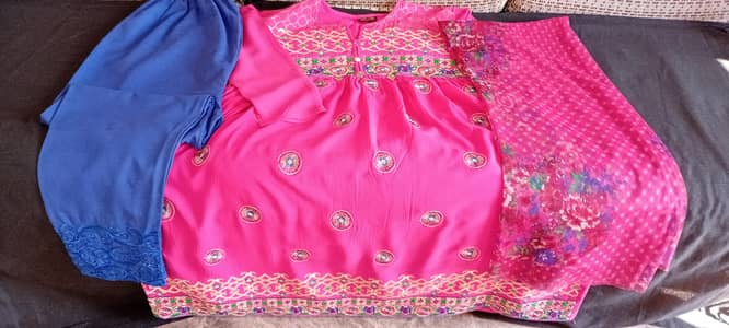 women/ girl  dress embroided