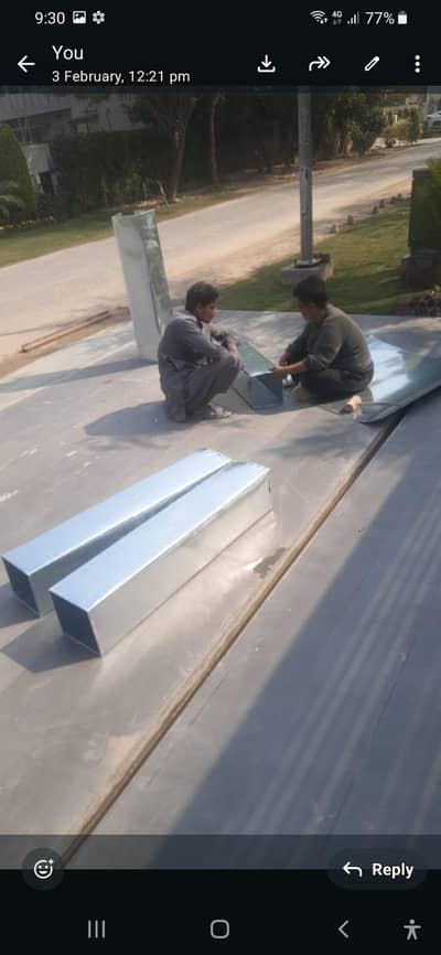 Home and restaurant air fresh ducting service