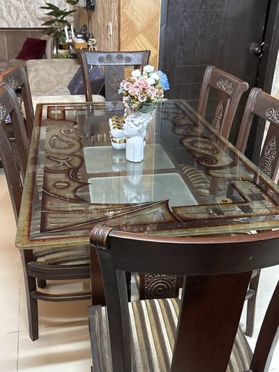 6 Seated Dinning Table Set