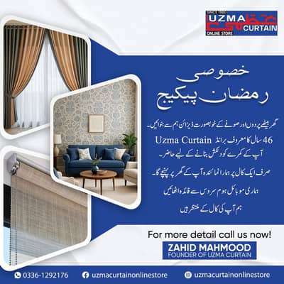 Premium Velvet fabric-Made-to-order-Modern Layered Set By Uzma Curtain