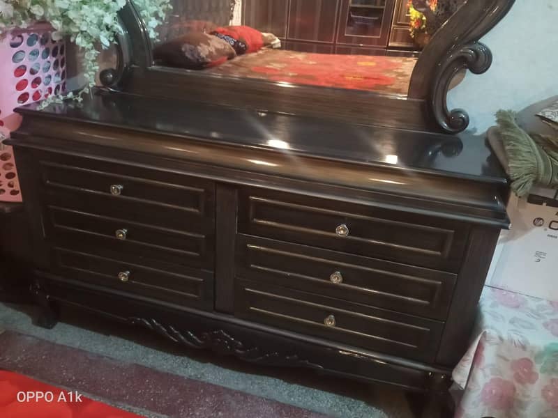 double bed dressing table set table 3