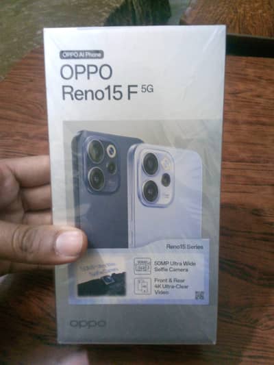 oppo reno15 f total new box pack just dibba open kar k dekha hai