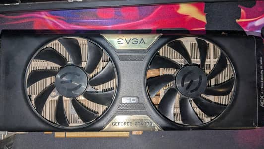 Evga gtx 770 4gb ddr5 256 bit 10/10 condition for sale