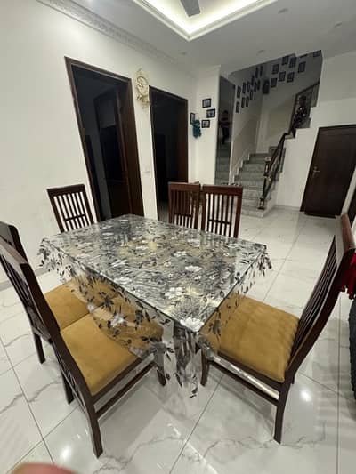 Dining Table set of six chairs