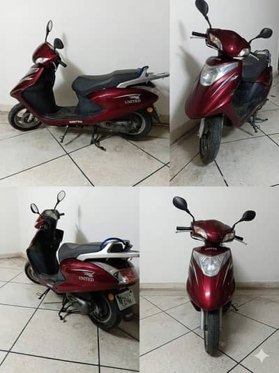 united ptrol scooty