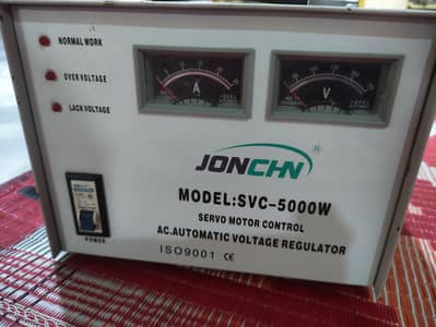 Jonchn 5000W (5kVA) Servo Motor Stabilizer