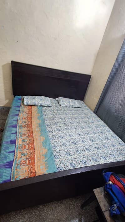 Double bed with mattress for sale 15500