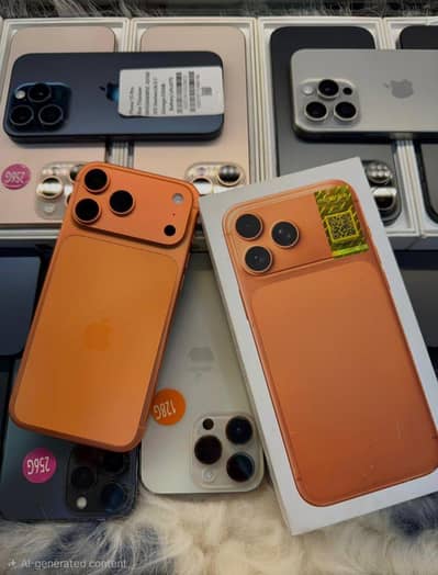 17 Pro max 256gb,512gb,1tb pta approved and no pta available