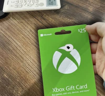 I have Xbox gift card physical Dm !