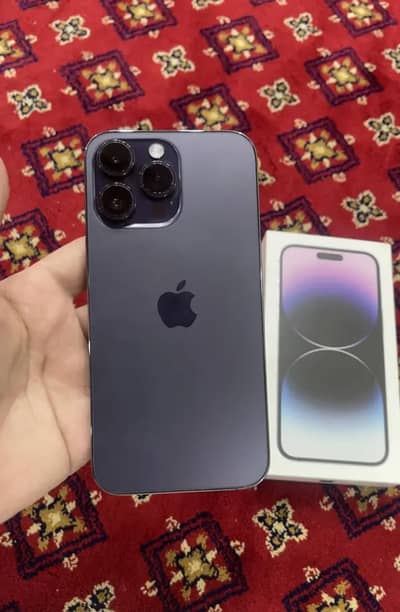 Apple iPhone 14 Pro Max Complete Box Urgent Sale Connect Wtp
