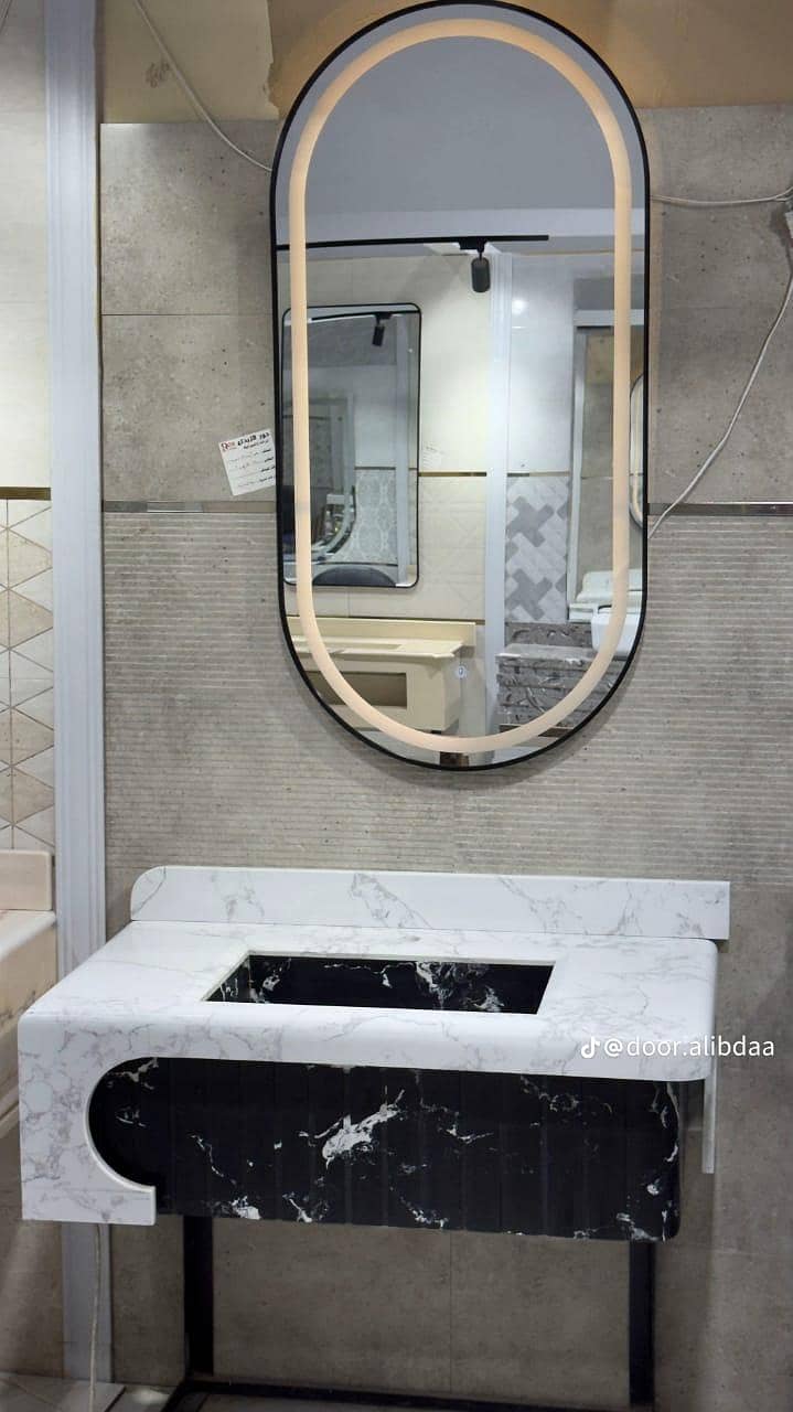classy baths Tile vanity 7