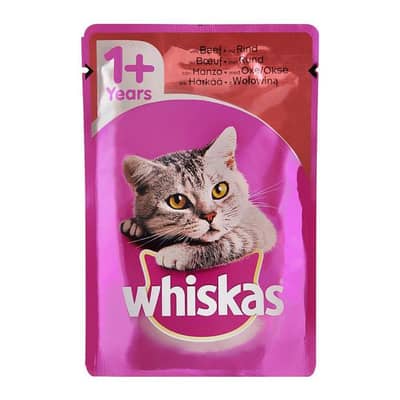 WHISKAS JELLY WET CAT FOOD Diamond Maintenance HOMIE CAT FOOD NATURALS