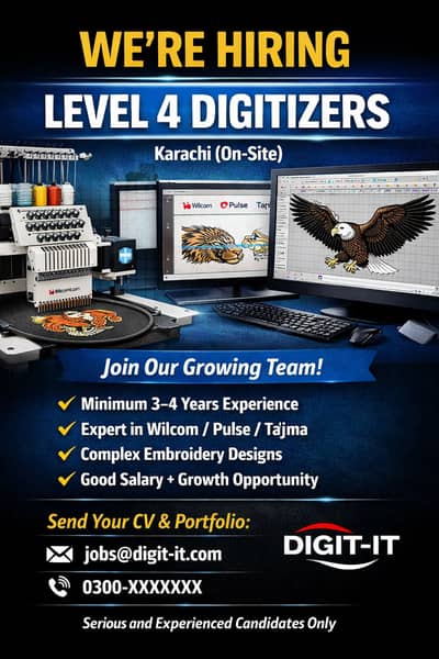 WE’RE HIRING – LEVEL 4 DIGITIZERS   Location: Karachi (On-Site)