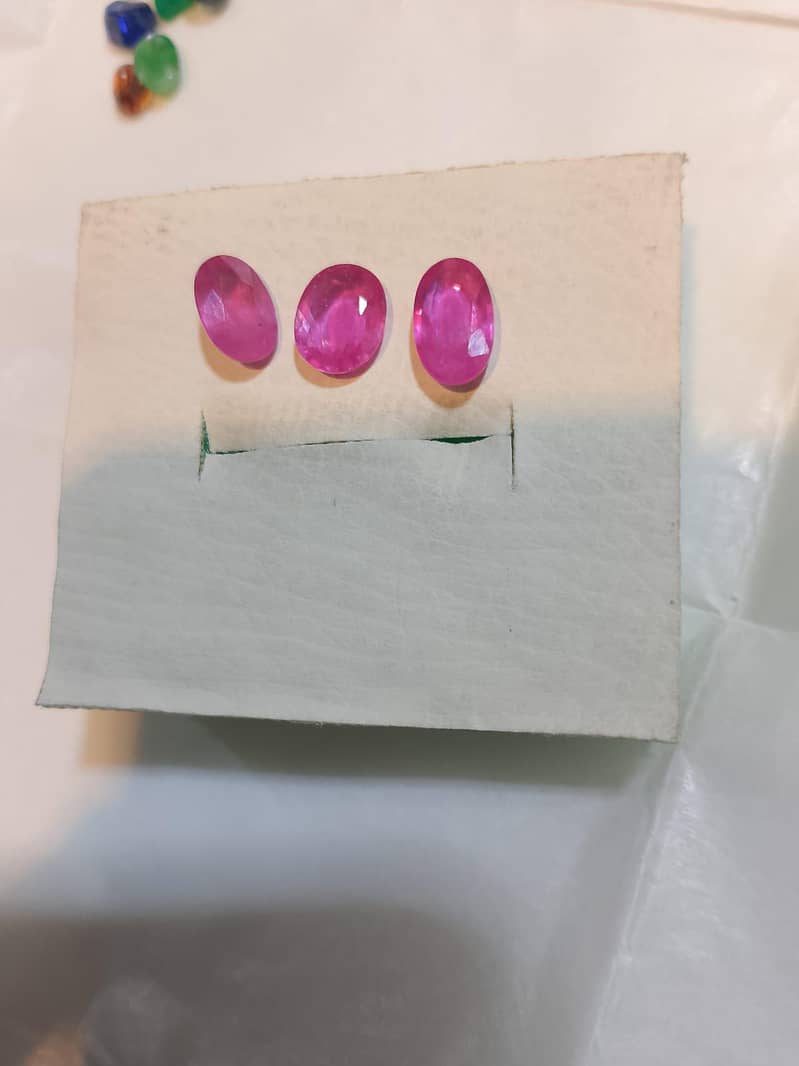 Pink ruby stone 0