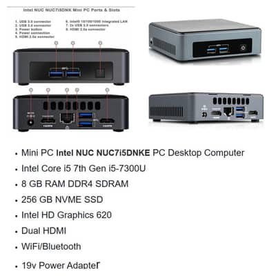 Mini PC Intel NUC  i5 7th Generation