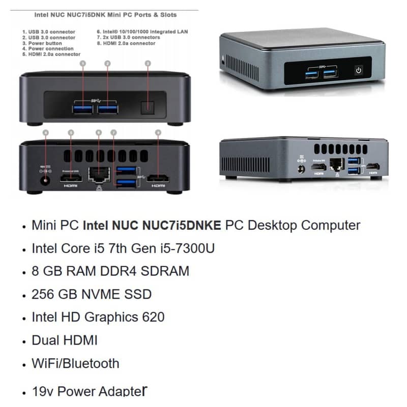 Mini PC Intel NUC  i5 7th Generation 0