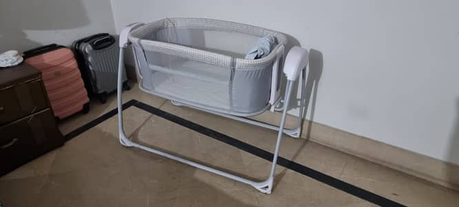Auto Swing Mastela 4in1 Baby Swing Bassinet Electronic Dark Grey