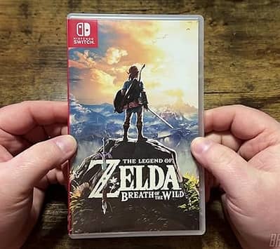 Zelda Breathe of the Wild Cartridge 10/10 condition - Nintendo Switch