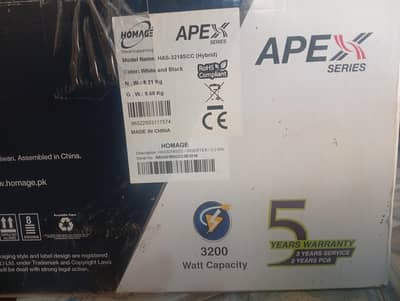 homage inverter 3.2 KW  5000pv