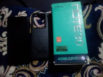 infnix note 30 scratch less phone like new