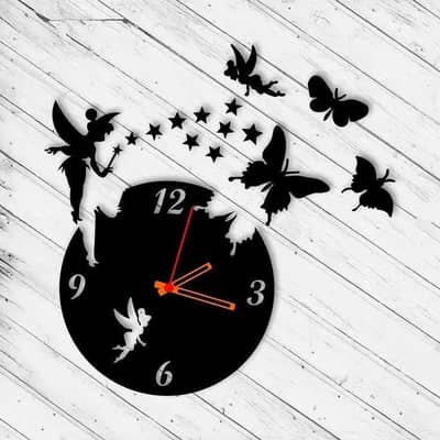 Fairy 3D wall clocks