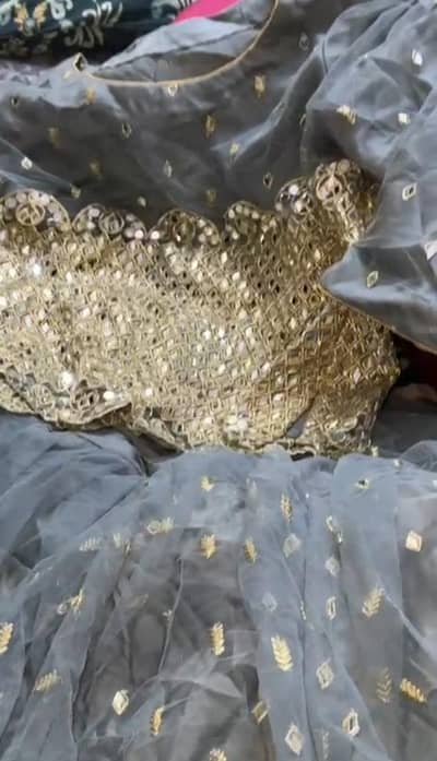 Mirror Work Lehnga Medium