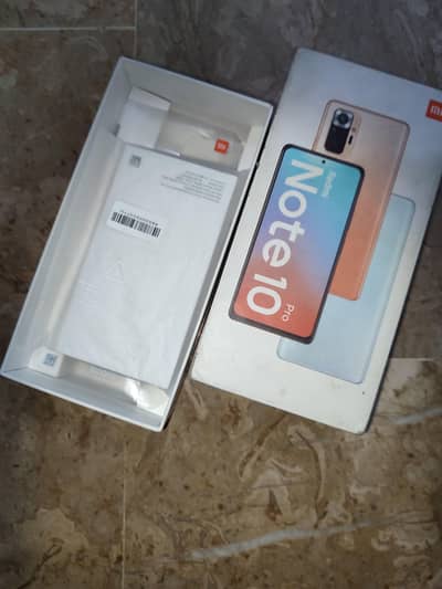 Redmi note 10 pro with box