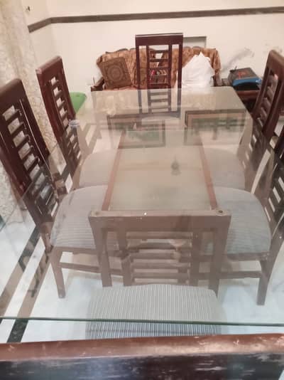 Dining table and chairs