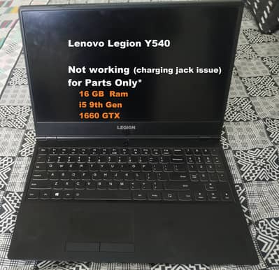 Lenovo Y540 - not working, selling for parts