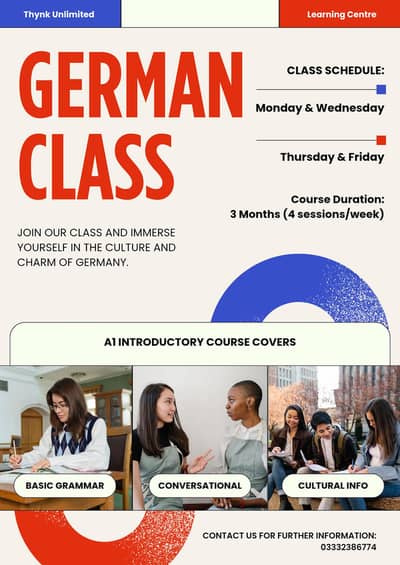 Comprehensive German A1 Cousre