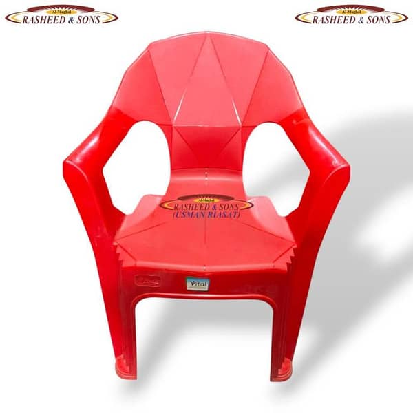 Diamond Chair: 100% Pure Full Plastic, Durable, Stackable Chair for Indoor and Outdoor Use