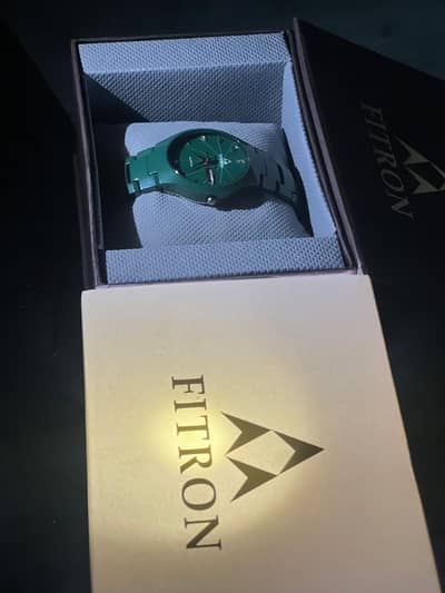 Fitron Sapphire Tungsten Watch- Rare Green - with Box