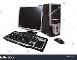 dell cor i5- 2nd generation with LCD 19 inch keyboard and mouse + wire