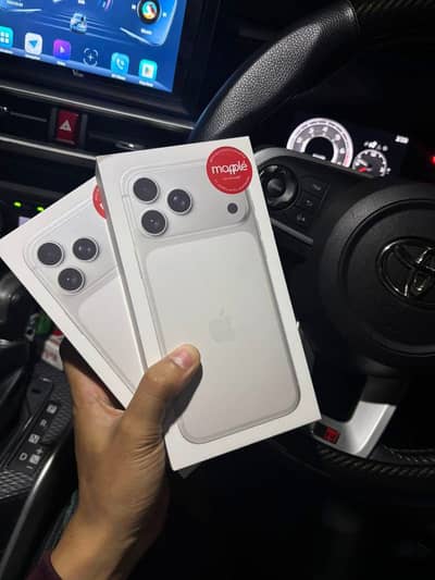 IPHONE 17 PRO MAX 256GB NON PTA BOX PACK NON ACTIVE SILVER COLOR