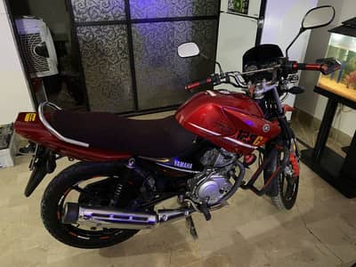 Yamaha YBR 125G 2021-22 model excellent condition 10/10 soundless bike